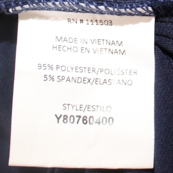 SALE LUXOLOGY Blue Pantsuit Jumper Romper 1 Piece Size L NWT's COMFY CLASSY CUTE - Picture 8 of 16